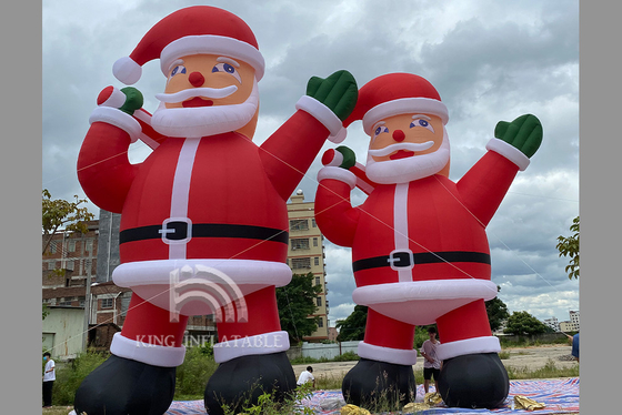 تبلیغات نمایشی تجاری در فضای باز کریسمس غول پیکر بادی بابا نوئل 6 متری 8 متری 10 متری