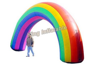 رنگارنگ آکسفورد Fabric Rainbow Arches بادی برای ورودی رویداد